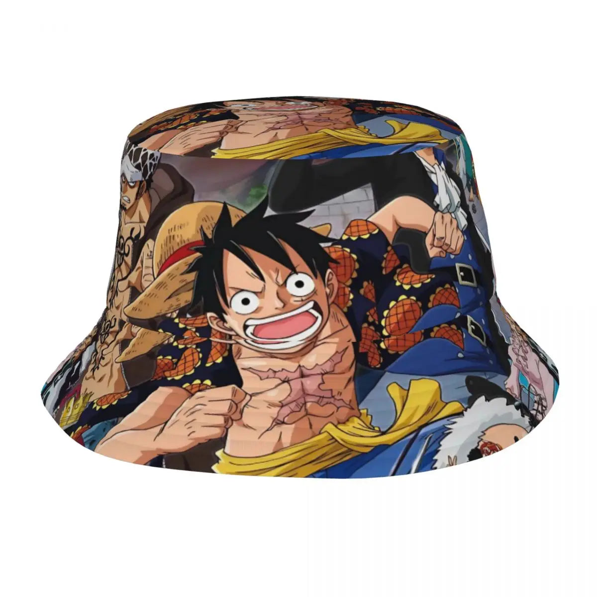 Unisex Bucket Hats One Piece Luffy Japanese Anime
