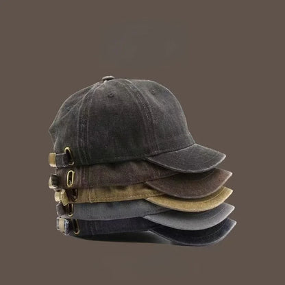Four Seasons Fashion Short Brim Cotton Baseball Caps