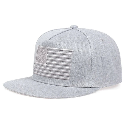 Unisex American Flag Embroidery Baseball Hats Snapback Caps