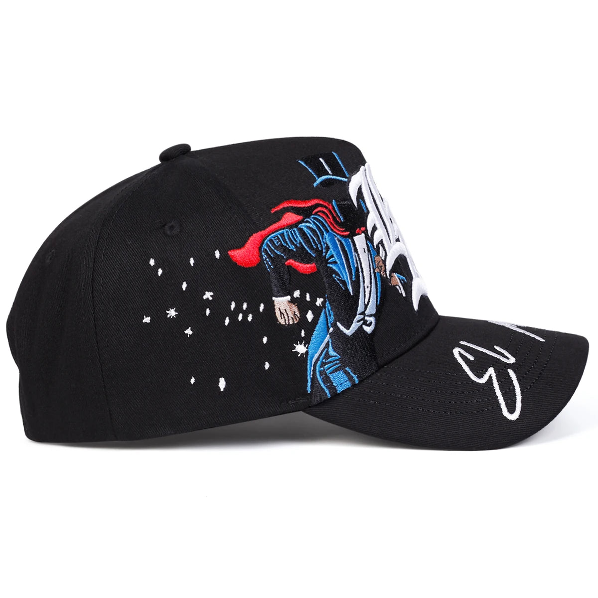 Gothic LA Magician Embroidery Baseball Caps