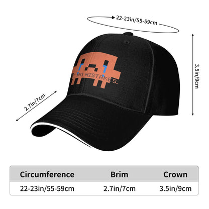 Make No Mistakes Crying Ananx1 Pixel Dev Claude Baseball Cap
