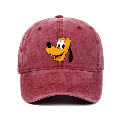 Mickey Minnie Print Baseball Cap For Men Women