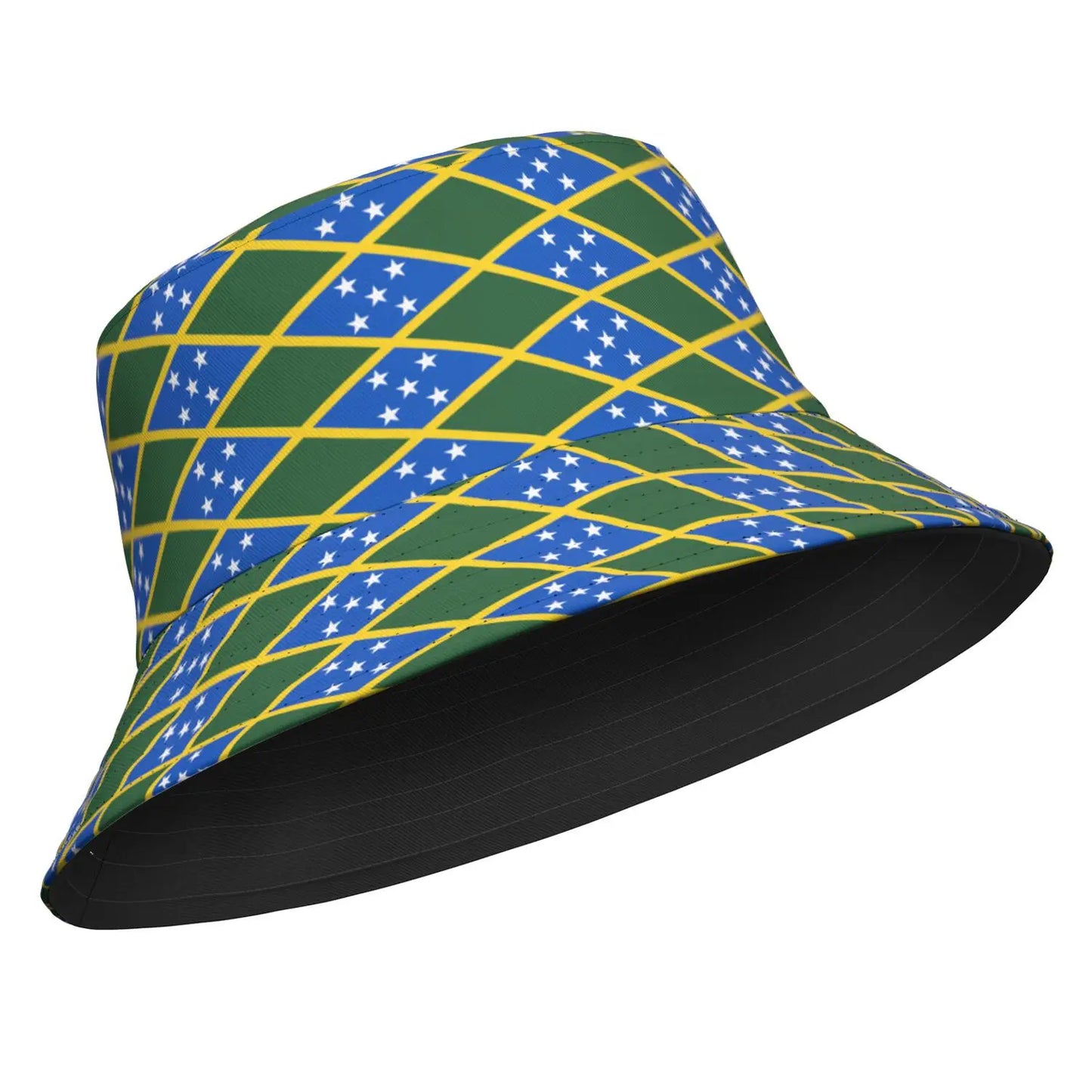 Solomon Island Fisherman Hats Free Custom Made Name Number Team Logo Bucket Cap