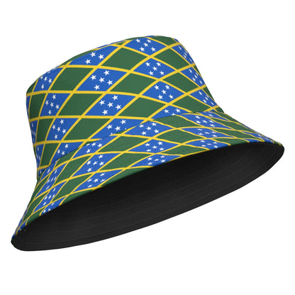 Solomon Island Fisherman Hats Free Custom Made Name Number Team Logo Bucket Cap