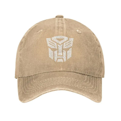 White Transformer Autobots Film Baseball Cap