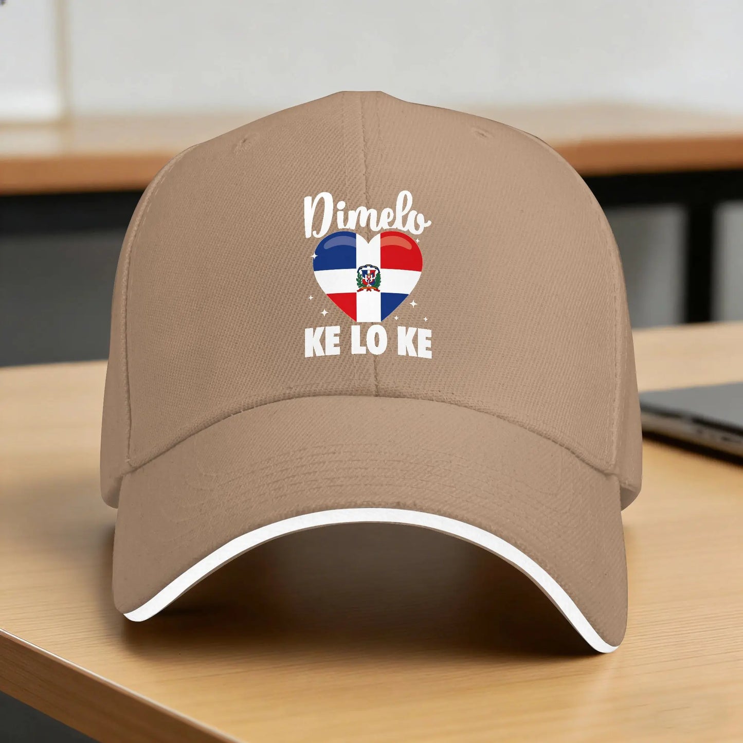 Dimelo Ke Lo Ke Dominican Republic Flag Baseball Cap