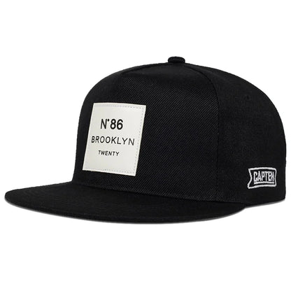 BROOKLYN Baseball Cotton Adjustable Snapback Hat Leather Label N86 Hip Hop Caps