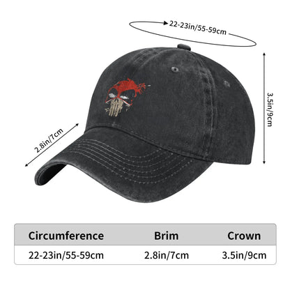 Punisher Puniishment Deadpooll Baseball Cap