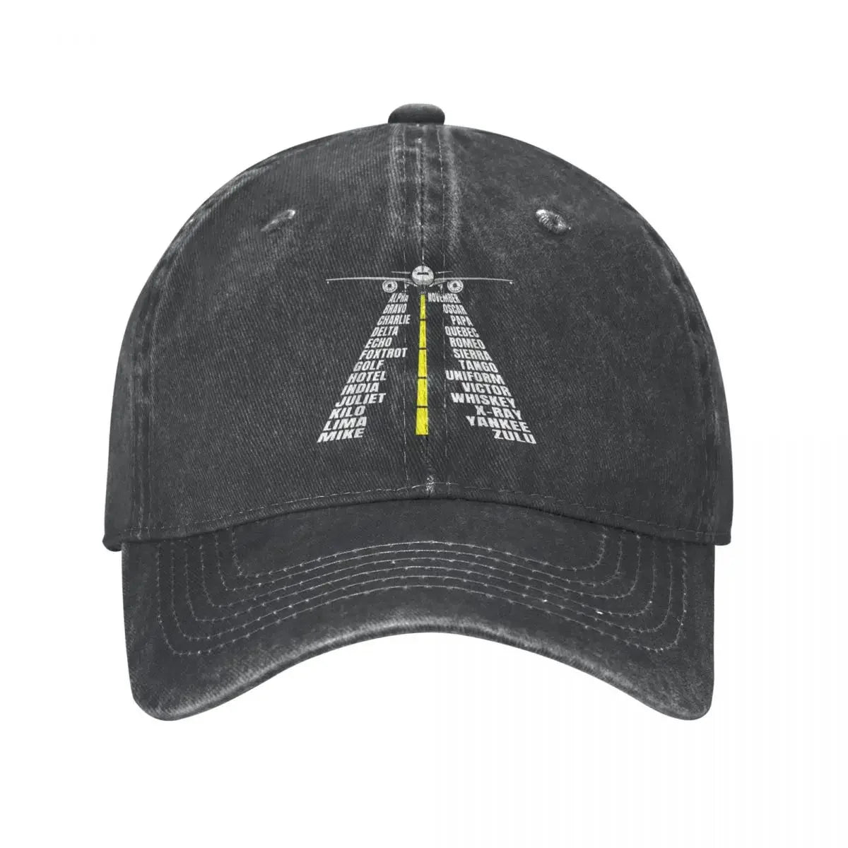 Phonetic Alphabet Aircraft Unisex Baseball Cap