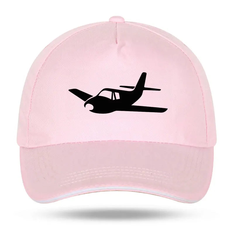 New Men Women Fashion Airplane Pilot Wings Funny Print Baseball Caps