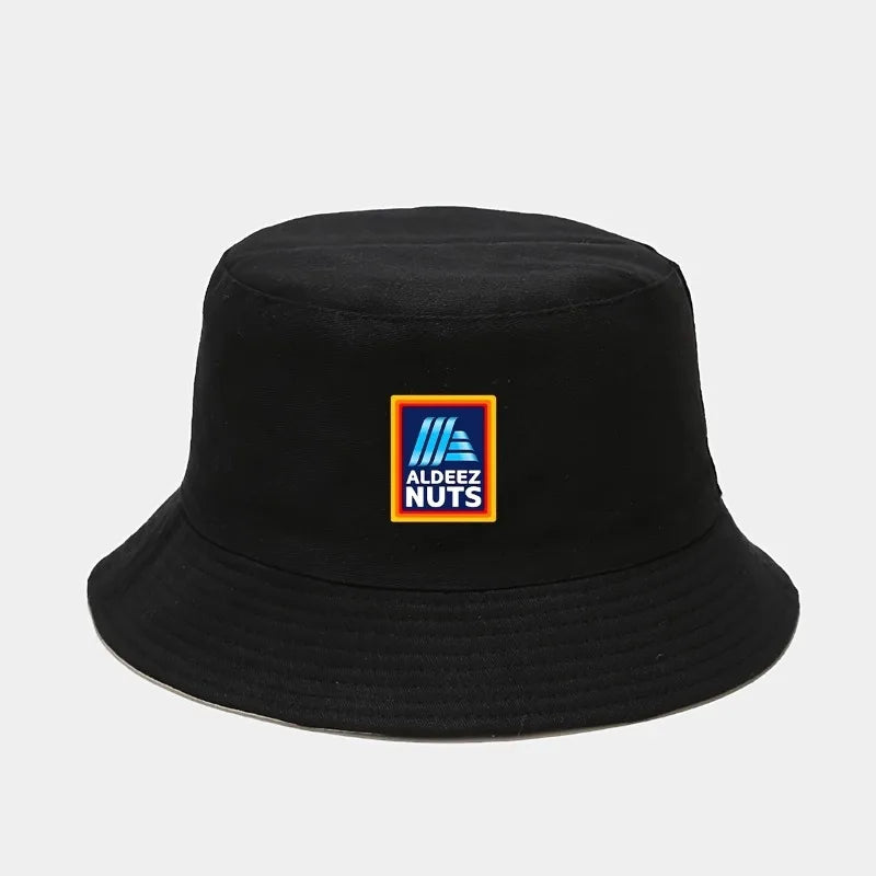ALDEEZ NUTS Stylish Bucket Hat Breathable Foldable Polyester Sun Cap