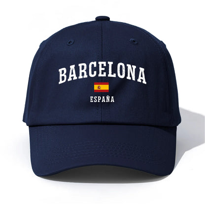 BARCELONA Print Baseball Cap For Adults