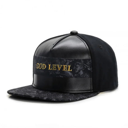 Fashion Brand Leather Cap Snapback Caps for Men Women
