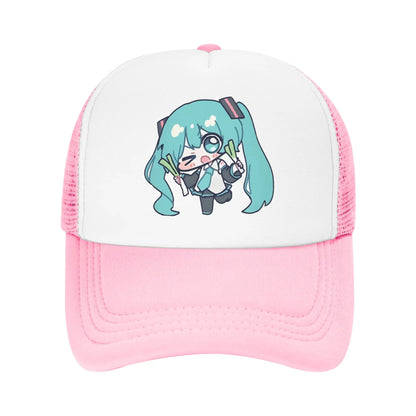 Hatsunes Mikus Vocaloid Trucker Hat Unisex Baseball Caps