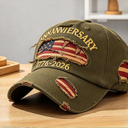 US Flag 250th Anniversary Baseball Cap