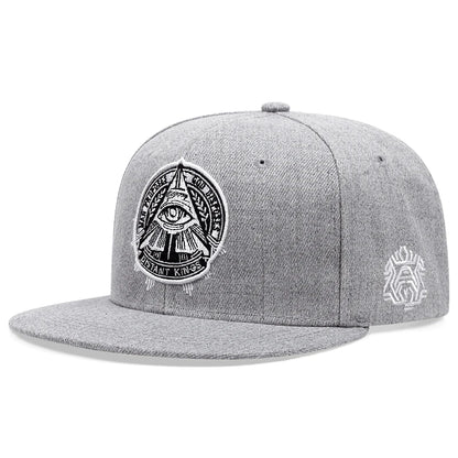 Eye of God Flat Edge Hat Mesh Hat Snapback Hat