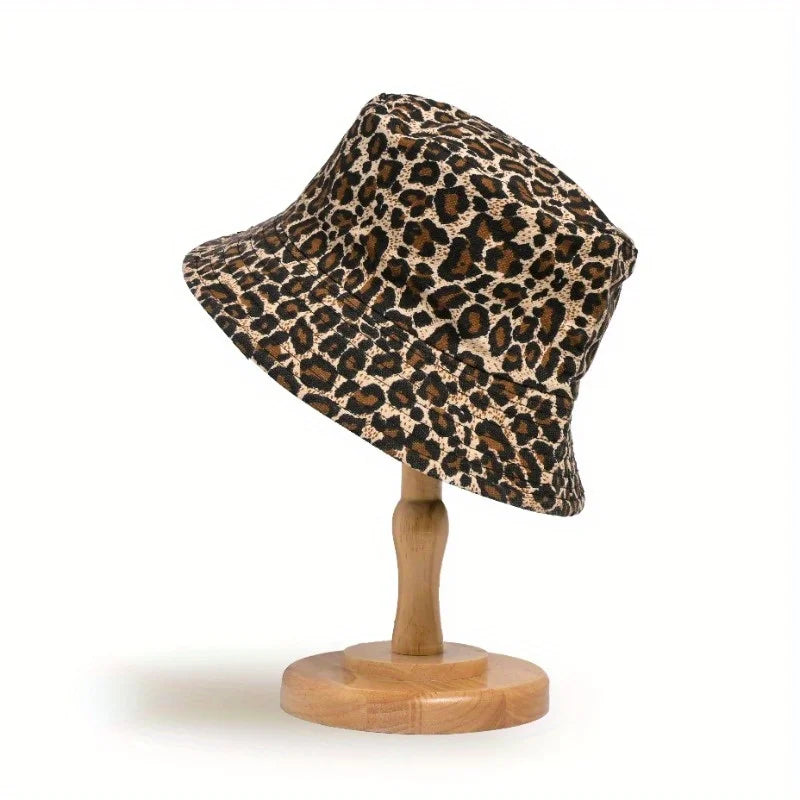 Leopard Print Bucket Hat