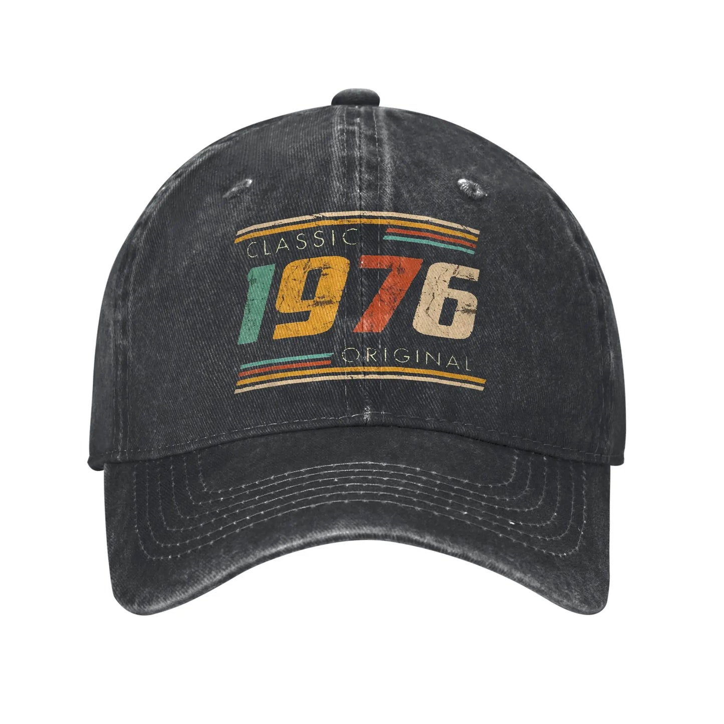 Washed Baseball Cap Vintage 1976 Limited Edition Summer Hip Hop Hats