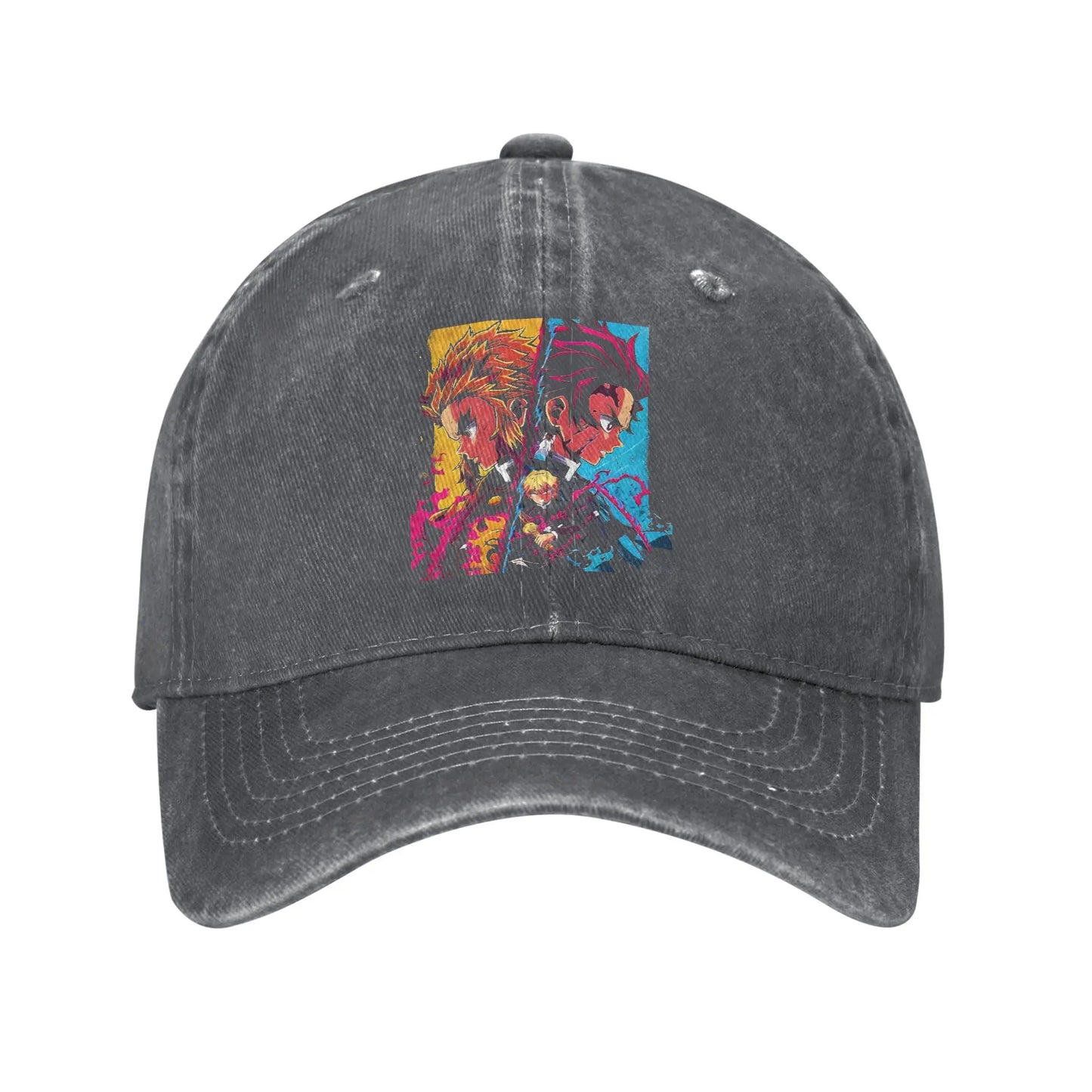 Pure Color Dad Hats Kimetsu No Yaiba Baseball Caps Demon Slayer