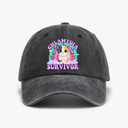 Chlamydia Survivor Cat Baseball Cap