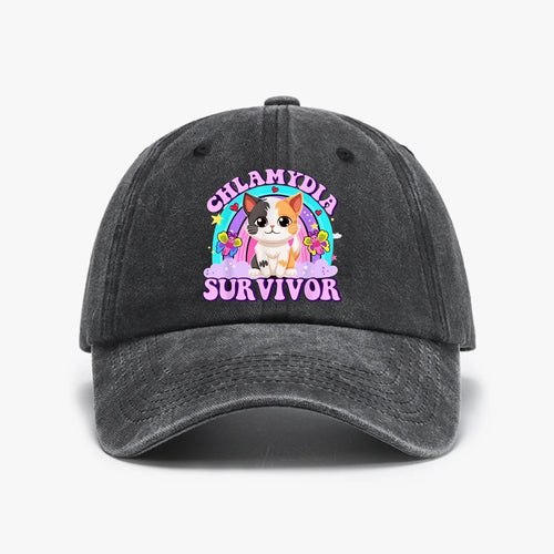 Chlamydia Survivor Cat Baseball Cap