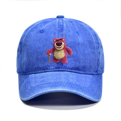 Cartoon Washed Lotso Print Baseball Cap