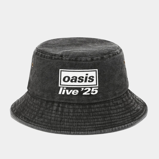 OAsis Printed Washed Retro Sunshade Fisherman Bucket Hat