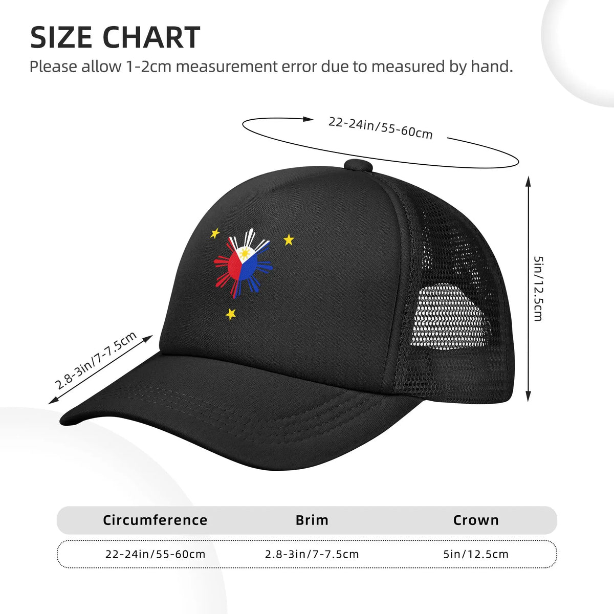 Philippines Flag Filipino Pinoy Pinay Pride Manila Casquette Baseball Caps