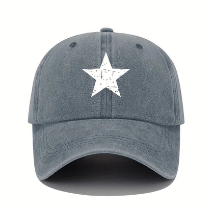 Star Print Baseball Cap