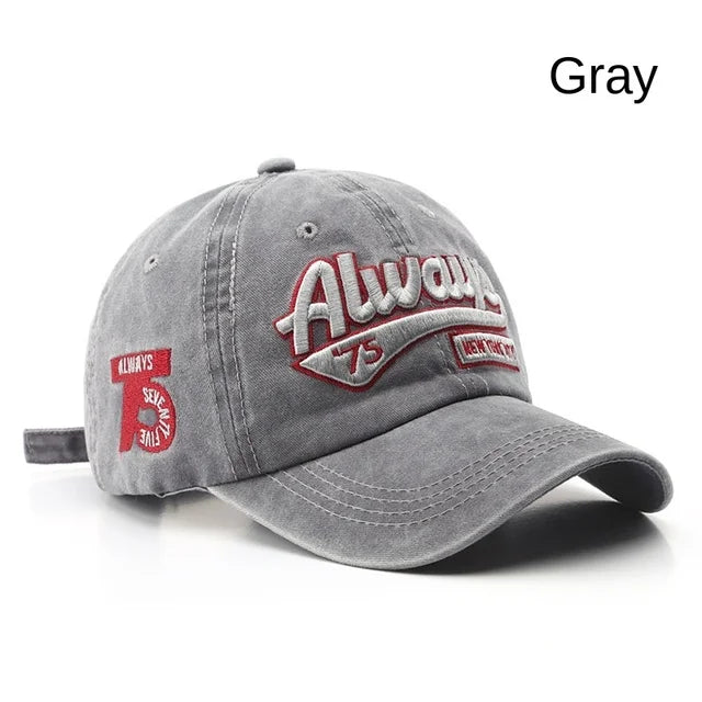 Embroidered Baseball Cap For Women Men New