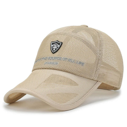 Full Mesh Sun Protection Caps Quick Dry Breathable Summer Baseball Cap