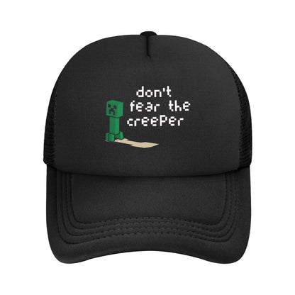 Unisex Creepers mob sticker Trucker Cap Mesh Baseball Cap
