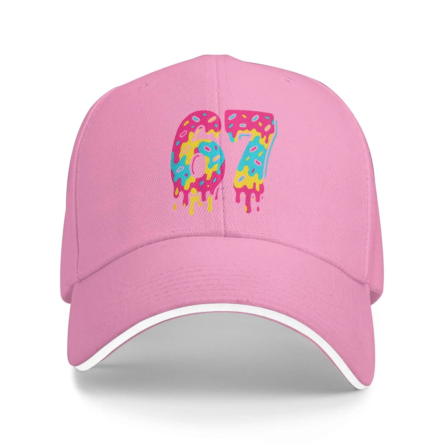 Six Seven Brainrot 67 Meme Baseball Caps