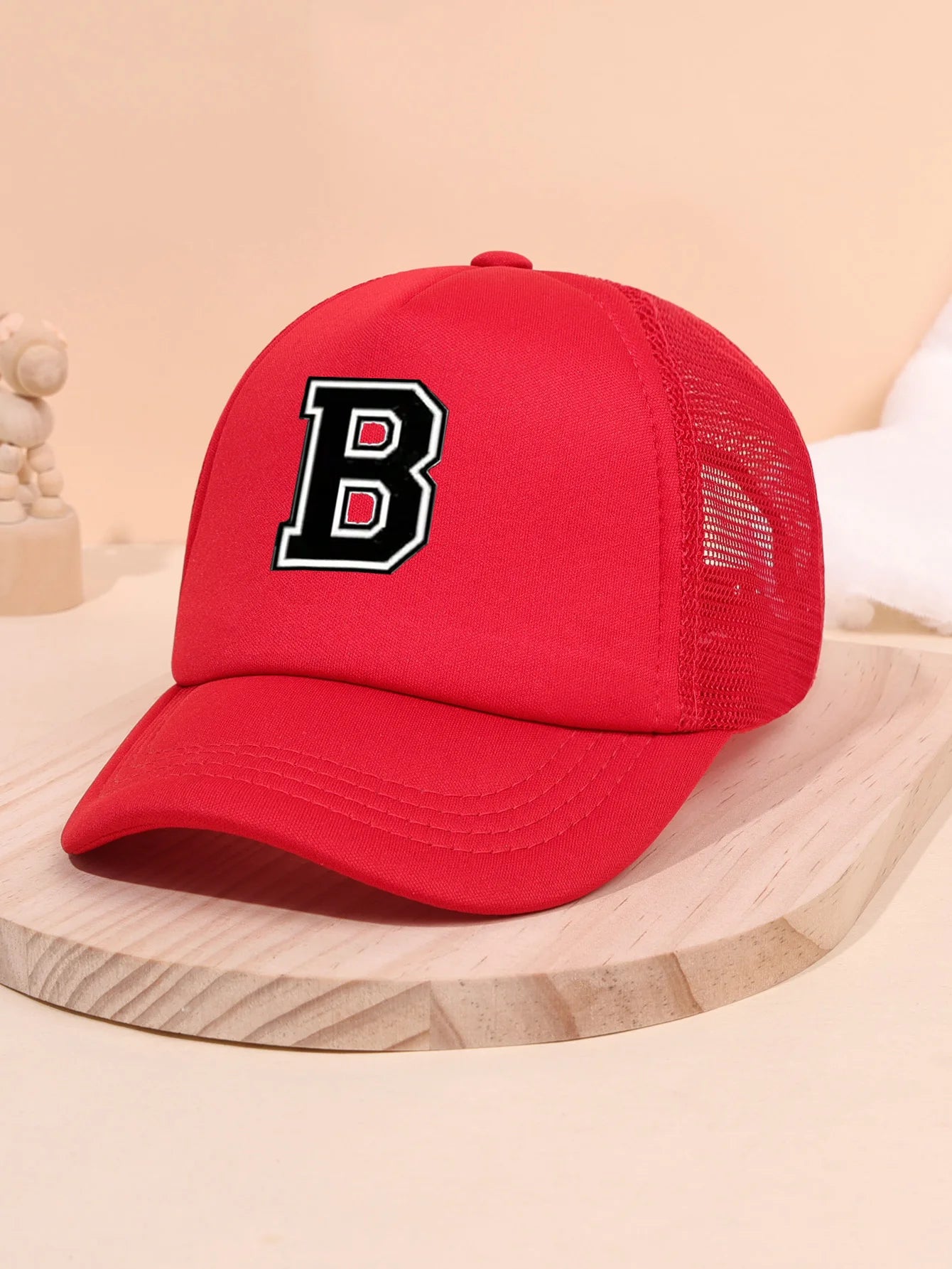 Children's Letter A-Z Sunshade Baseball Cap