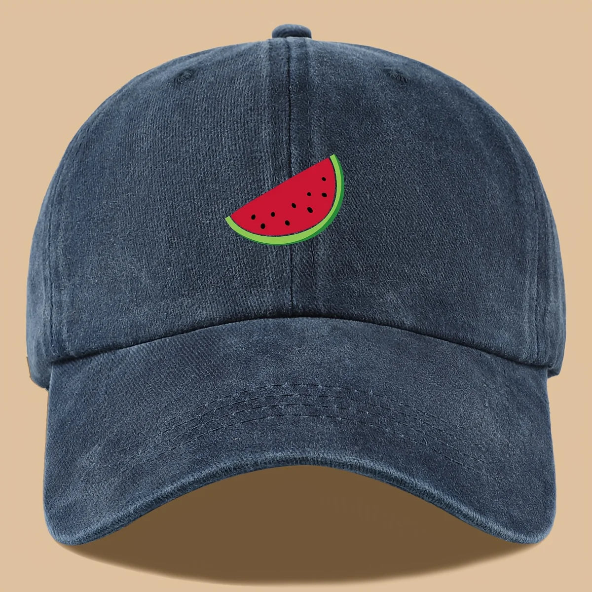Watermelon Print Baseball Cap