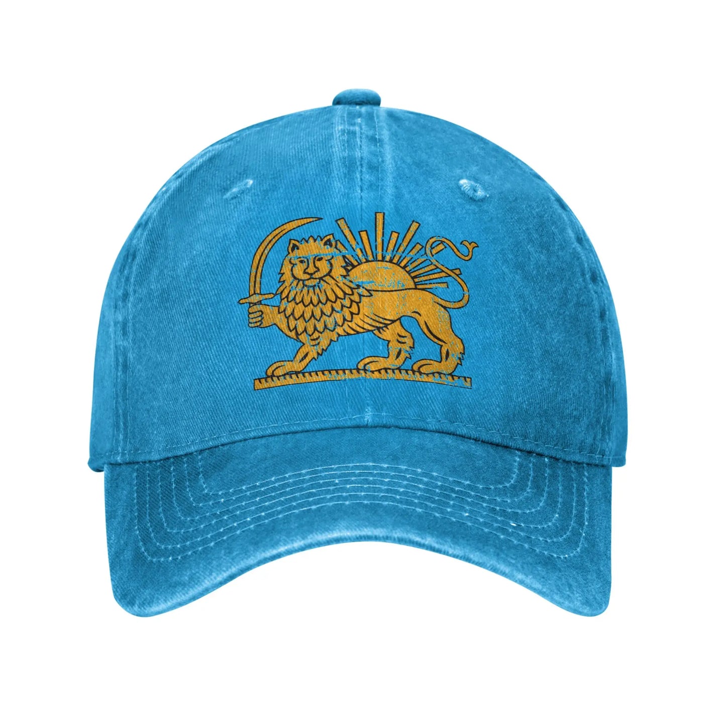 Iran Flag Lion Sun Baseball Cap
