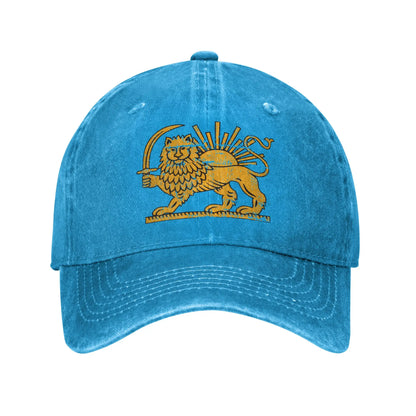 Iran Flag Lion Sun Baseball Cap