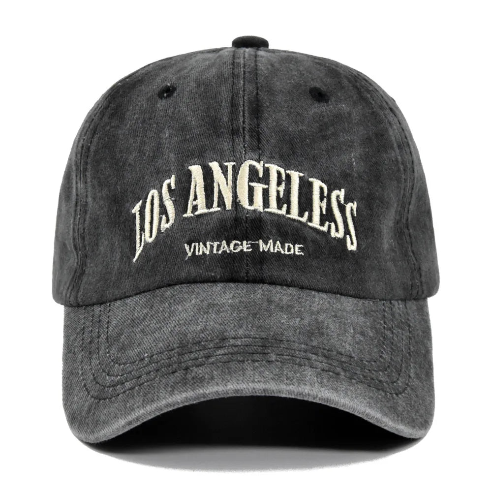 Los Angeles Baseball Cap Men Women Letter Embroidered Hip Hop Hats
