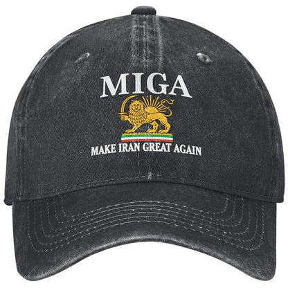 Make Iran Great Again Baseball Cap Men Women