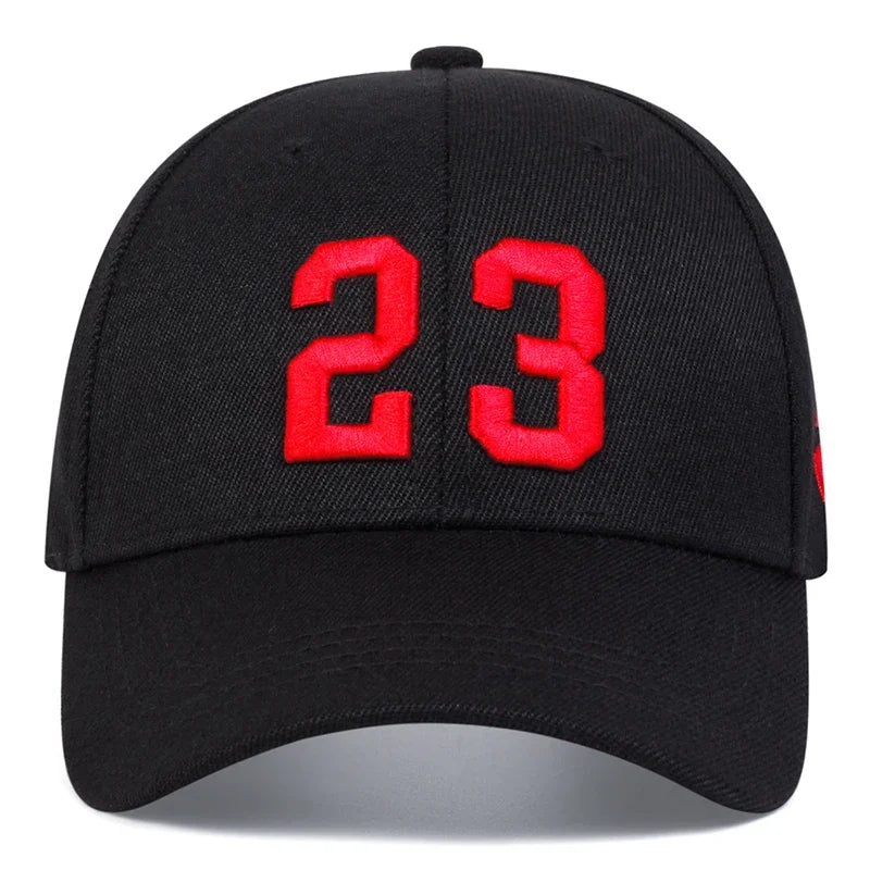 Unisex 23 Embroidery Baseball Caps Spring Autumn