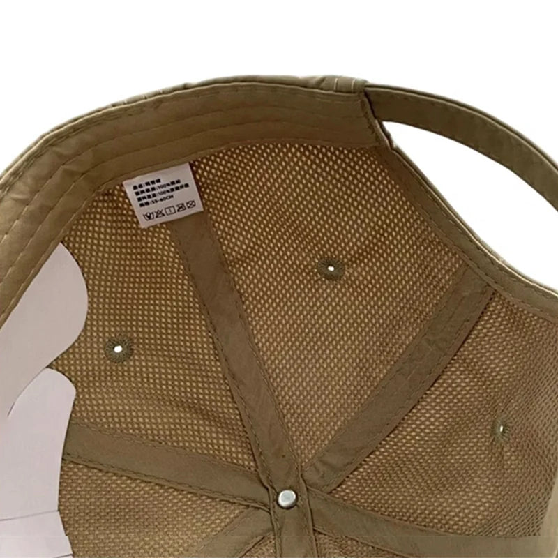 Outdoor Quick-Drying Golf Fishing Hat For Women Men Summer Sun Hat Baseball Cap
