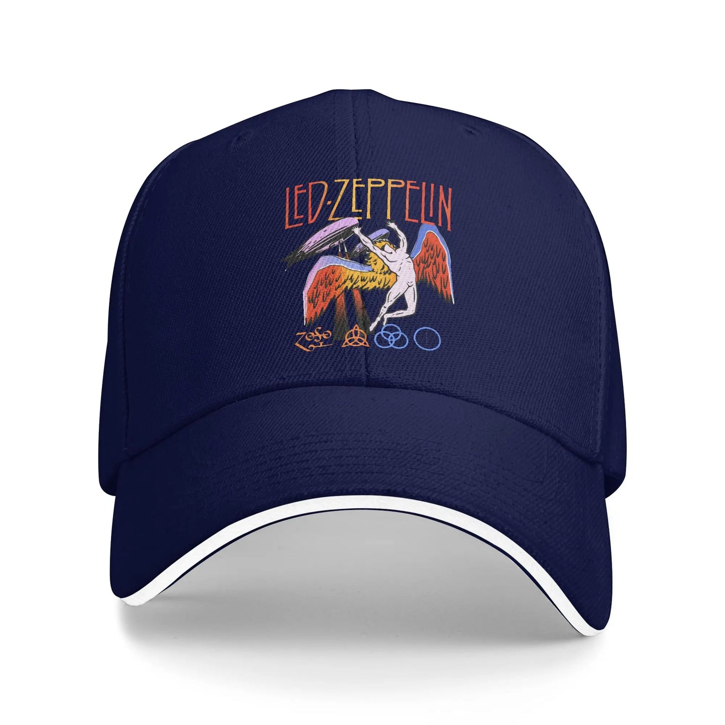 Rock band Led Zeppelin's falling angel Baseball Cap