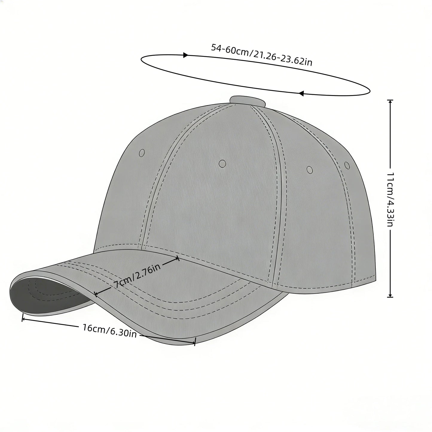 CAMEL Print Washed Baseball Cap