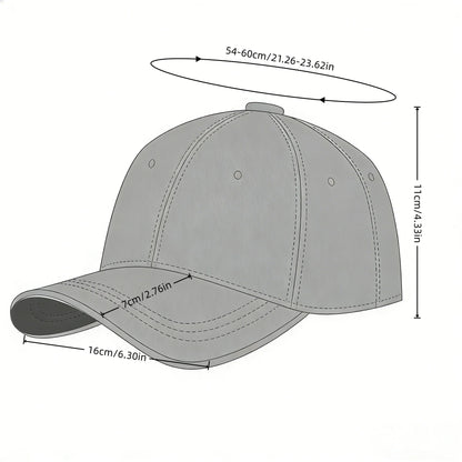 CAMEL Print Washed Baseball Cap