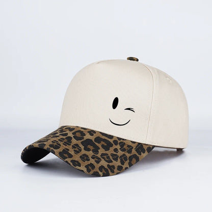 Smiley Face Printed Baseball Cap
