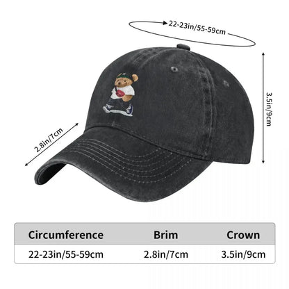 Bear Graphic Baseball Cap