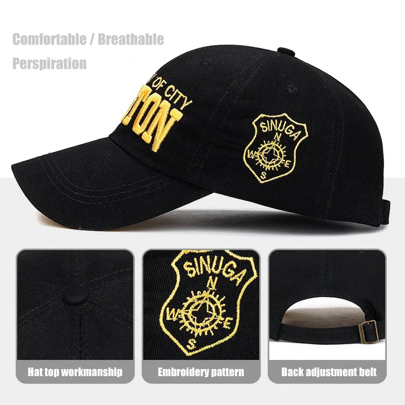 Soft Top Sports Baseball Cap Cotton 3D