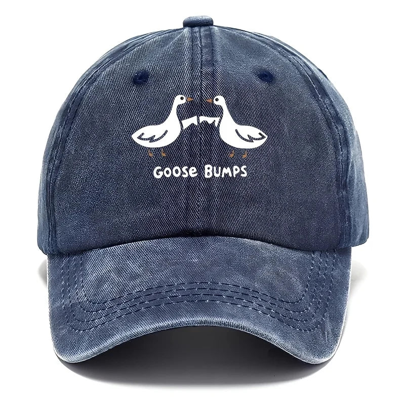 Retro Goose Print Baseball Cap