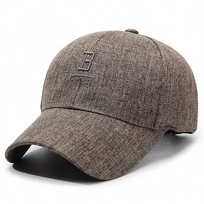 New Black Baseball Caps For Men Women Sunhat Solid Letter Sunscreen Cap