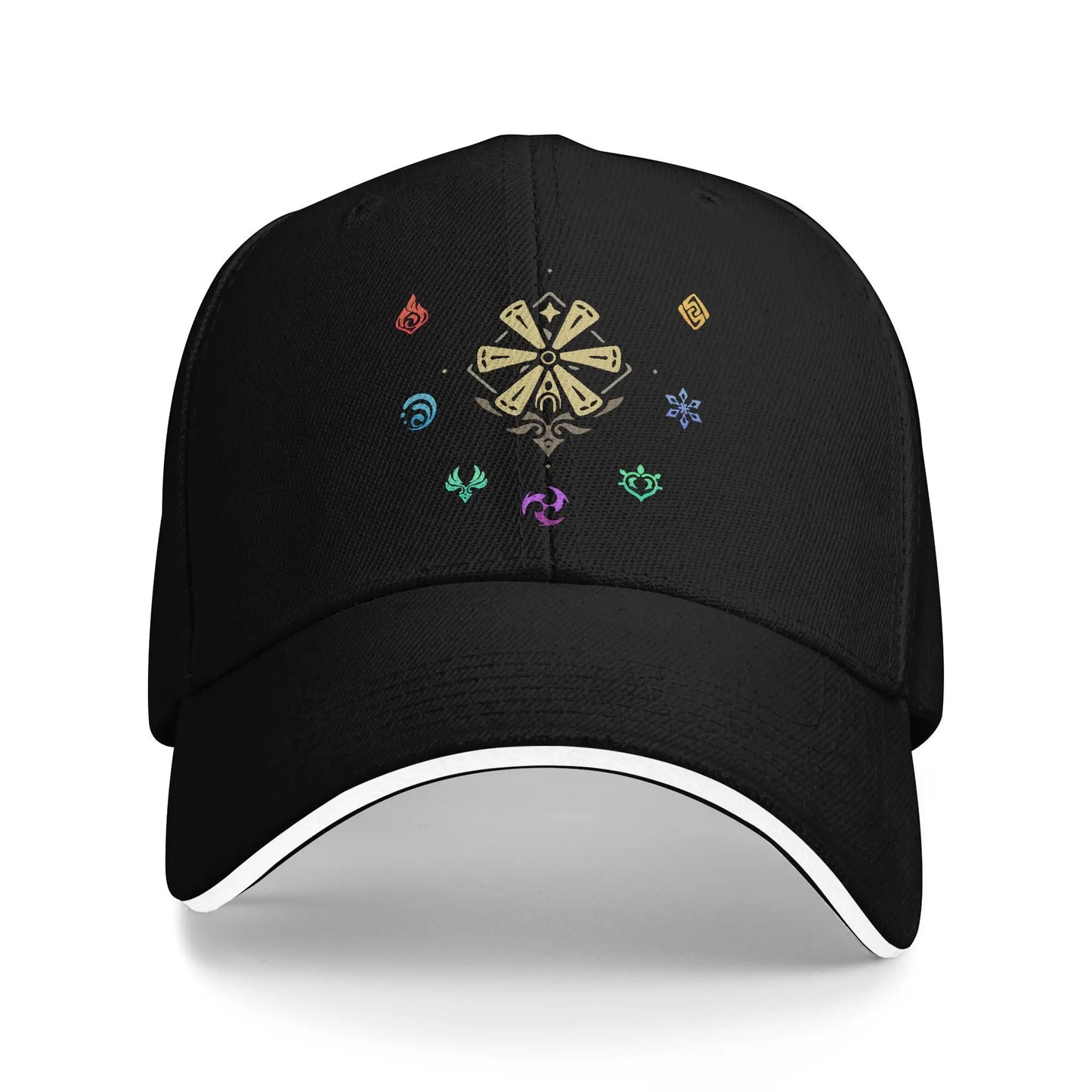 Genshin Impact Elements Impact Baseball Cap Fashion